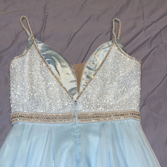 Sherri Hill Prom Dress - Light Blue - Picture 7 of 8